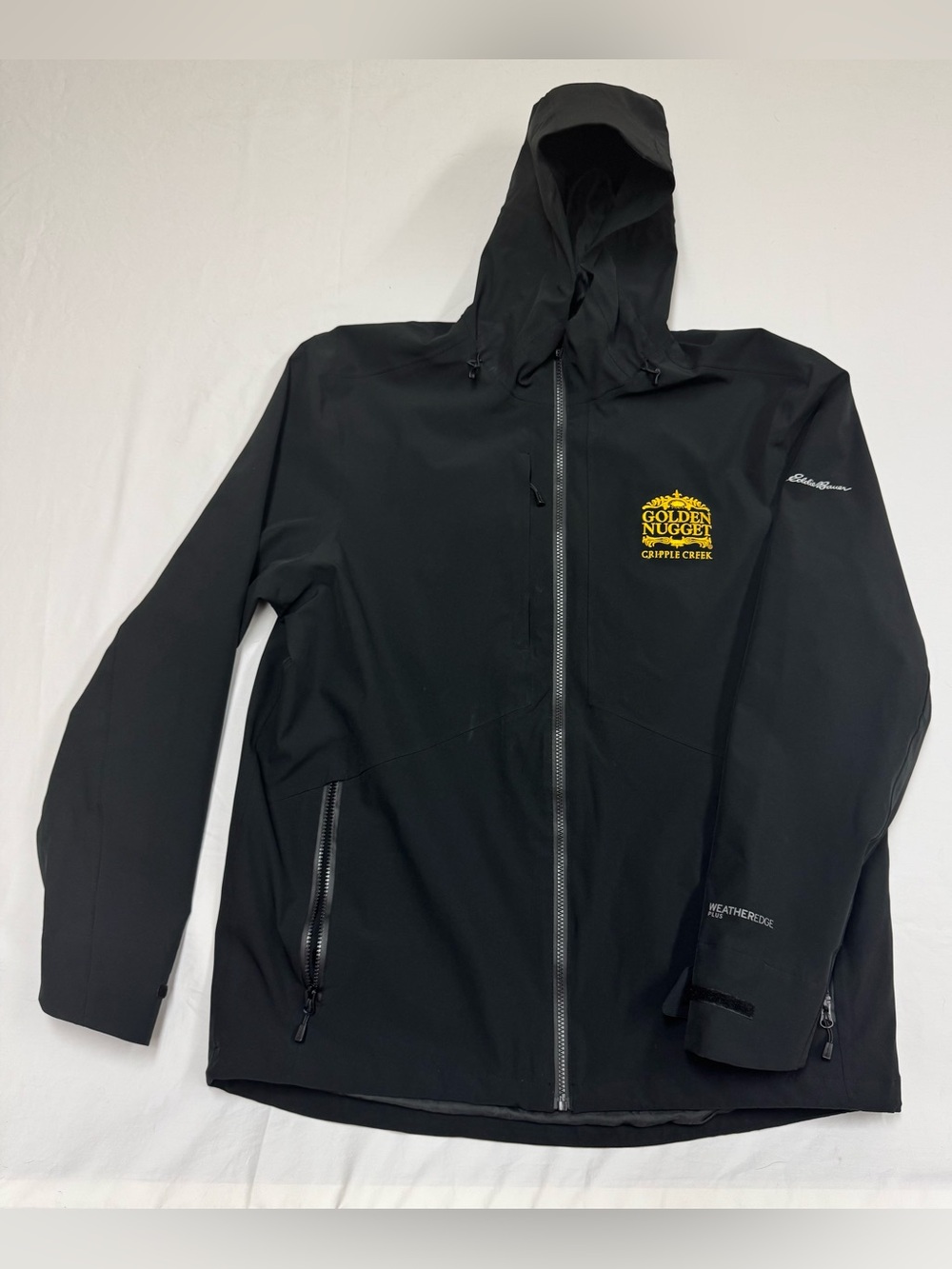 Eddie Bauer WeatherEdge Plus Golden Nugget Cripple Creek Jacket Men XL Black